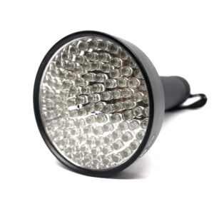 Zestaw - okulary ochronne + latarka UV 100 LED