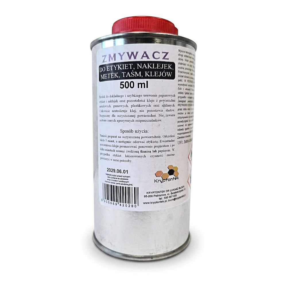 Zmywacz do etykiet 500ml